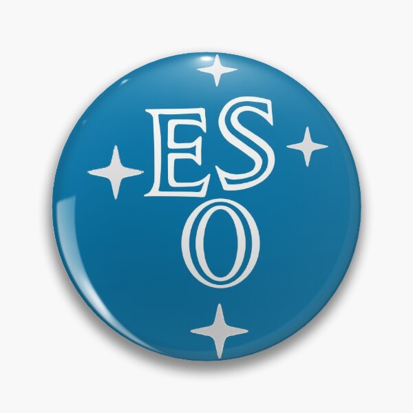 Item preview, European Southern Observatory (ESO) Logo designed and sold by Nikki SpaceStuffPlus.