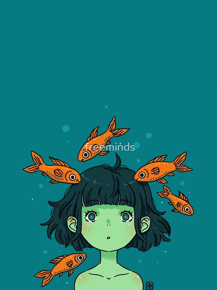 Thumbnail 4 of 4, iPhone Case, Orange fishes designed and sold by freeminds.