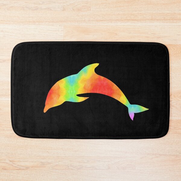 Item preview, Rainbow Dolphin designed and sold by FaithAndForest.