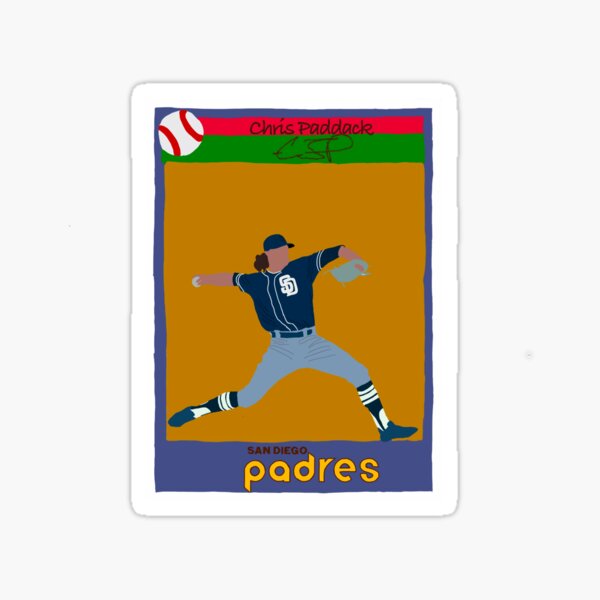 Chris Paddack Jersey  Sticker for Sale by athleteart20