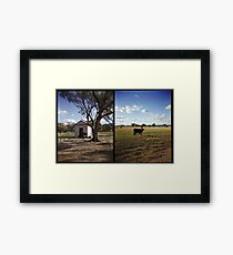 In the country Framed Print