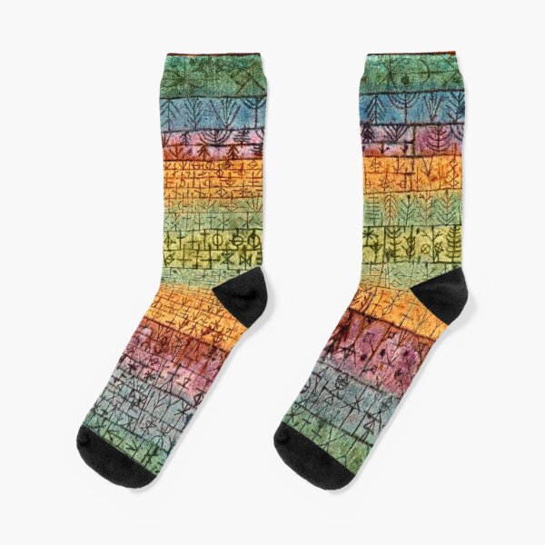 Paul Klee artwork, Tree Nursery Socks