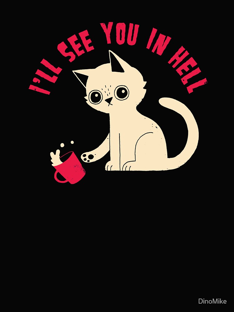 Thumbnail 4 of 4, Boxy T-Shirt, See You In Hell designed and sold by DinoMike.