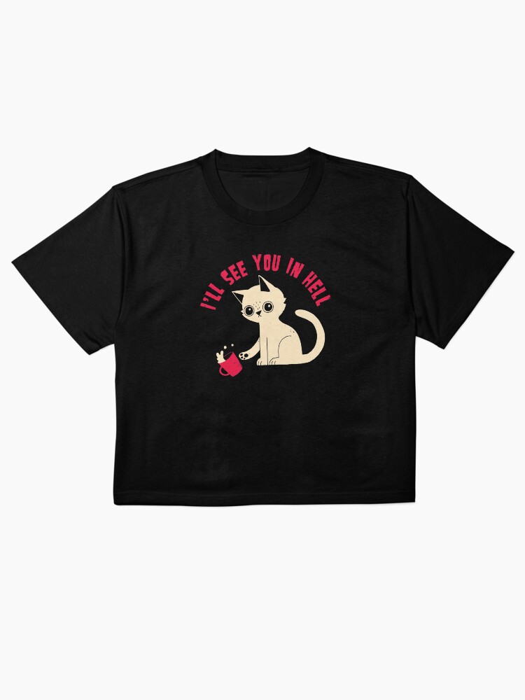 Thumbnail 2 of 4, Boxy T-Shirt, See You In Hell designed and sold by DinoMike.
