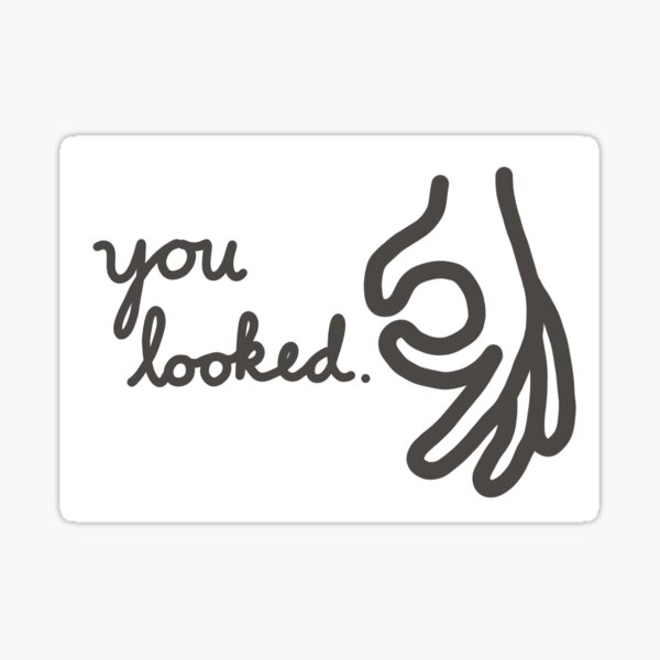 you-looked-upside-down-ok-hand-sign-sticker-for-sale-by-1690rachele