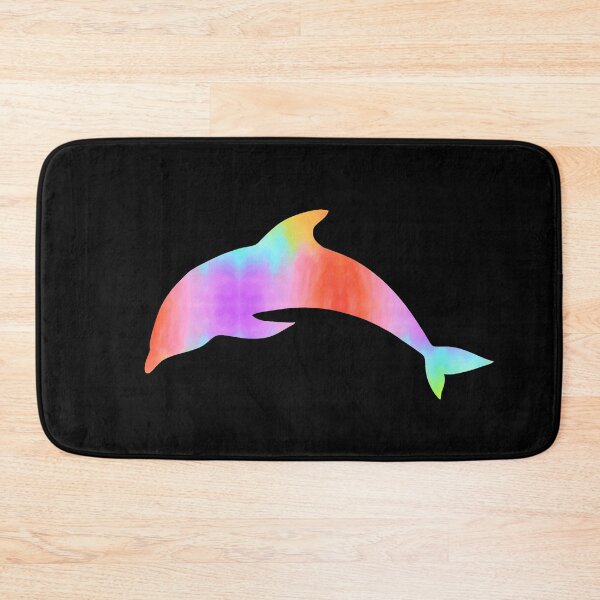 Item preview, Pastel Rainbow Dolphin designed and sold by FaithAndForest.