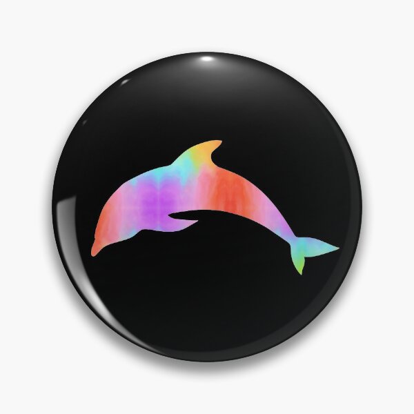 Item preview, Pastel Rainbow Dolphin designed and sold by FaithAndForest.