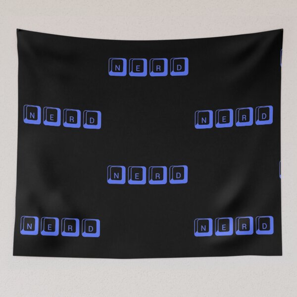 Item preview, Nerd - Blue designed and sold by ryanwfraser.
