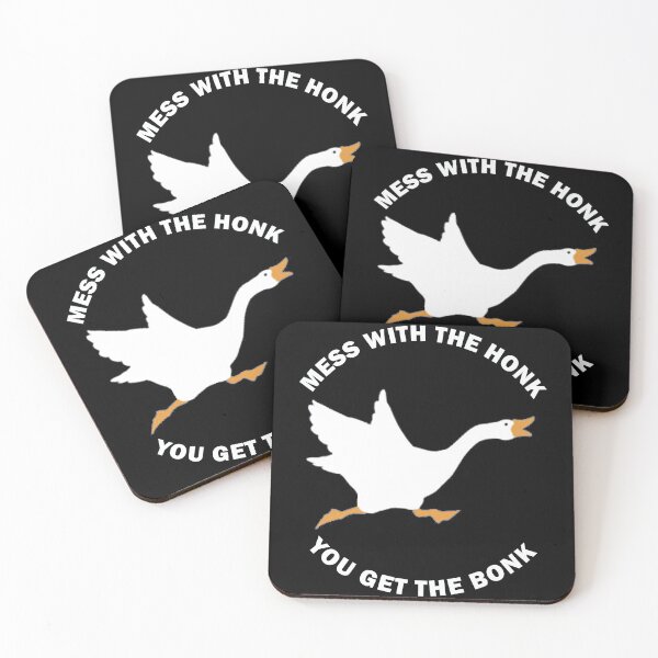 Item preview, Mess The Honk You Get The Bonk Memes Funny Goose Meme Game White Bird Gift designed and sold by Best Arts.