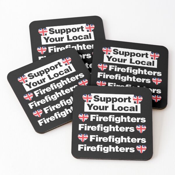 Item preview, Support Your Local British Firefighters Love United Kingdom designed and sold by elhefe.