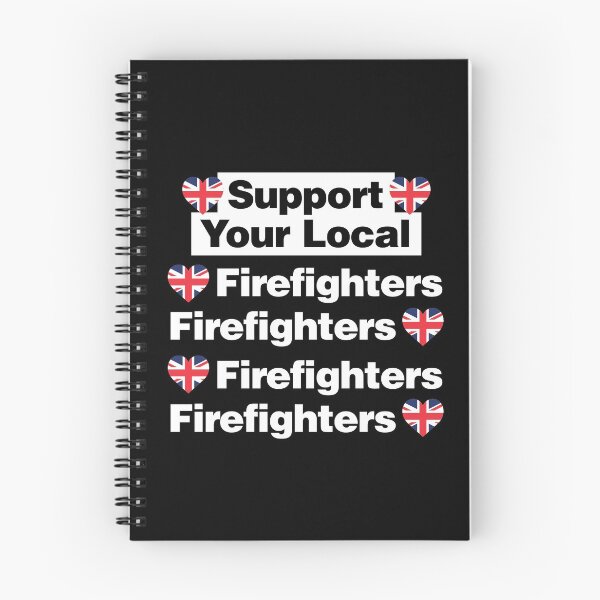 Item preview, Support Your Local British Firefighters Love United Kingdom designed and sold by elhefe.