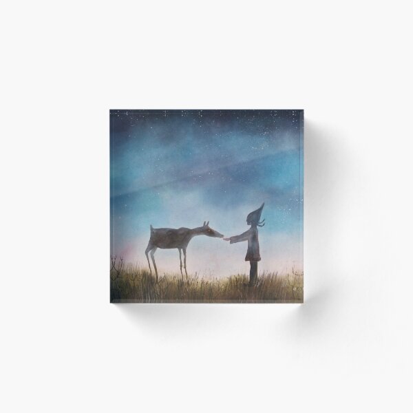 Greeting Acrylic Block