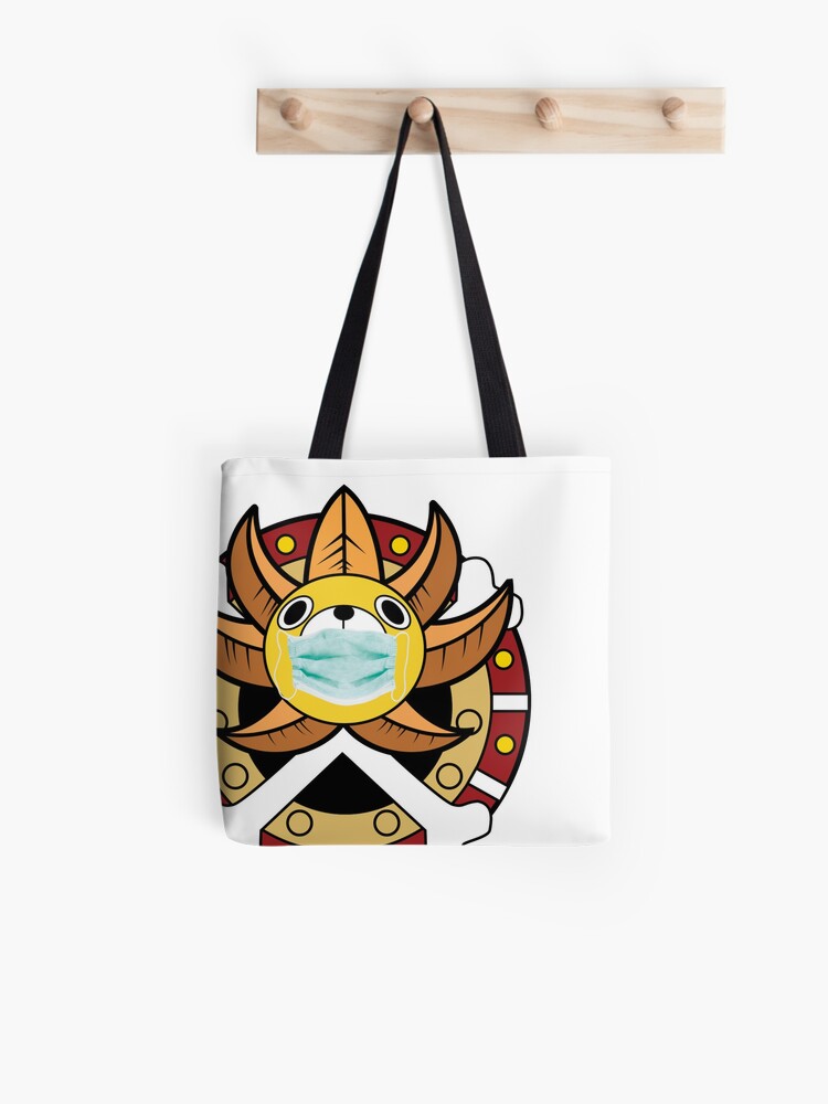 One Piece Thousand Sunny With Mask Logo Tote Bag by Robin