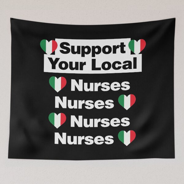 Item preview, Support Your Local Italian Nurses Help Healthcare Italia designed and sold by elhefe.