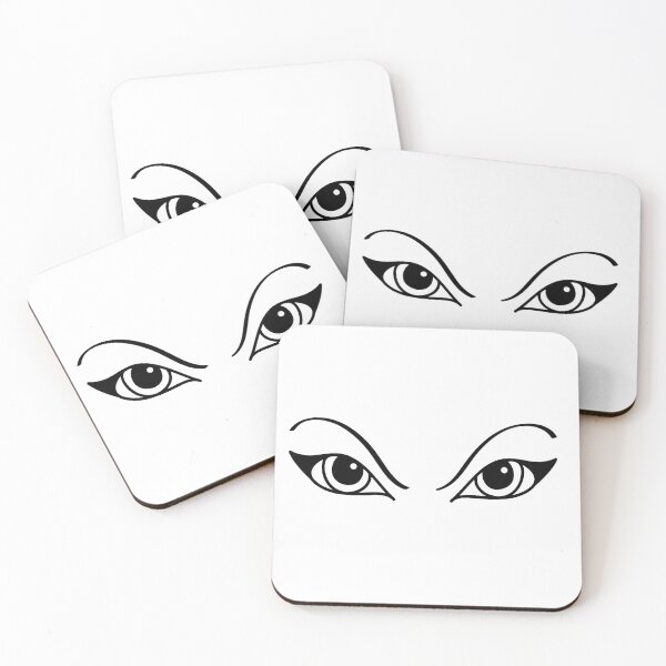 Item preview, Women eyes black features look tshirt designed and sold by Catcrea.
