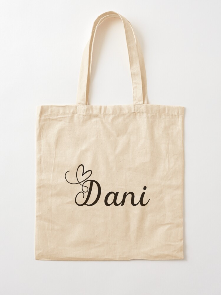 Custom Name Printed Tote Bags, Personalized Canvas Tote Bag With Names