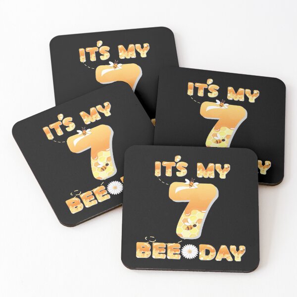 Item preview, It's My 7th Bee Day - 7 Years Old Birthday Party Girl graphic designed and sold by Grabitees.