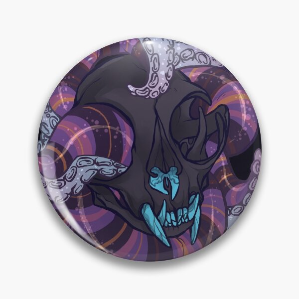tentacles and skulls Pin