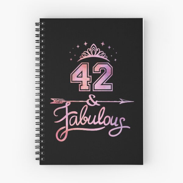 Item preview, Women 42 Years Old And Fabulous Happy 42nd Birthday print designed and sold by Grabitees.