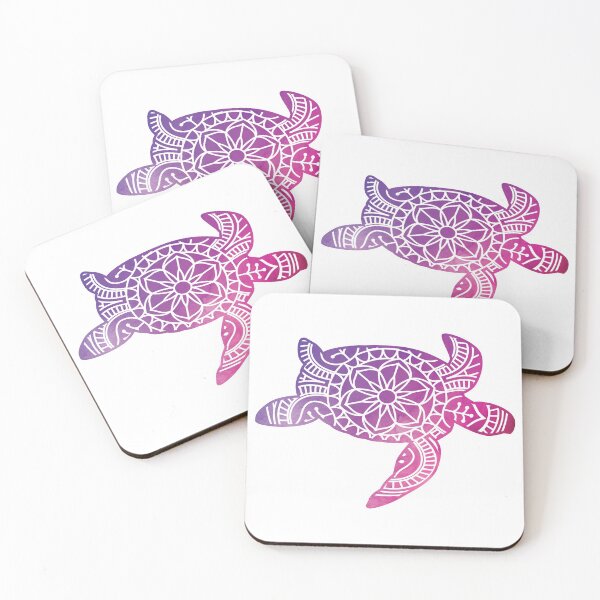 Item preview, Sea Turtle Watercolor Pink Purple Mandala Design designed and sold by SassAndHoney.