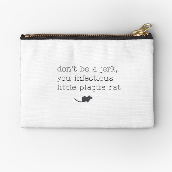 Item preview, Don't be a jerk, you infectious little plague rat designed and sold by thegoldenratio4.