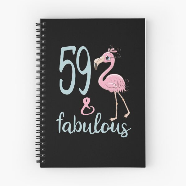 Item preview, Womens 59th Birthday Party Gift For 59 Years Old Fabulous Flamingo Fifty Nine Bday Outfit For Mom designed and sold by FunnySunny T-Shirts.