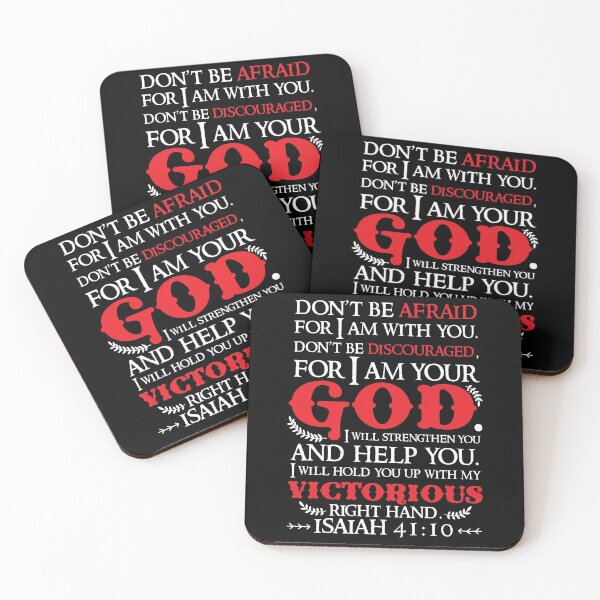Item preview, Isaiah 41:10 Don’t Be Afraid For I Am With You designed and sold by plushism.