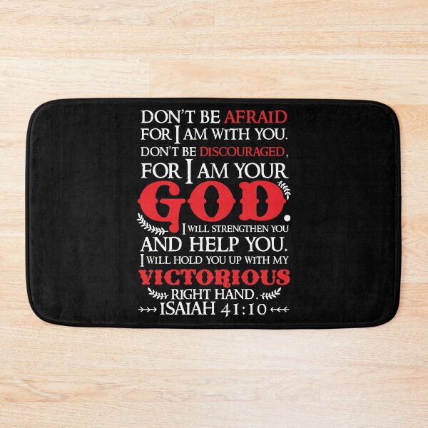 Item preview, Isaiah 41:10 Don’t Be Afraid For I Am With You designed and sold by plushism.