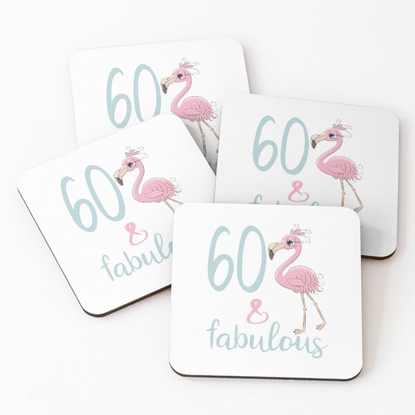 Item preview, Womens 60th Birthday Party Gift For 60 Years Old Fabulous Flamingo Sixty Bday Outfit For Mom designed and sold by FunnySunny T-Shirts.