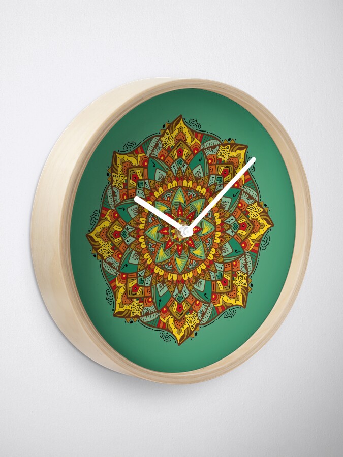 Vista alternativa de Reloj Mandala bloom