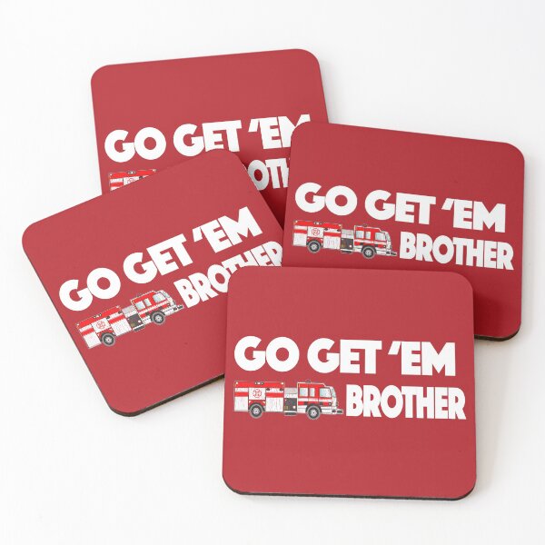 Item preview, Fire Fighter Buff Buffing Firefighter Chasing Go Get 'Em Brother See Ya At The Big One designed and sold by SugarMootz.