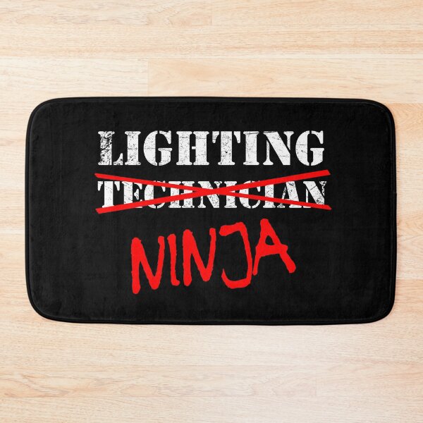 Item preview, Lighting Ninja Electric Lights Technician Crew Tech designed and sold by JukeLox.