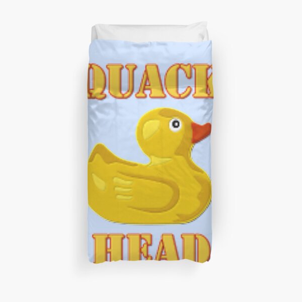 Duck Memes Duvet Covers Redbubble - raining duck duck roblox