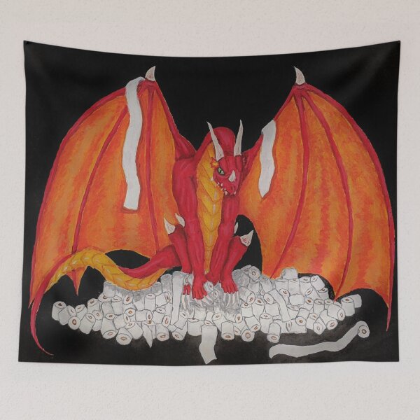 Item preview, Toilet Paper Hoard designed and sold by Waffles_and_Wyverns.