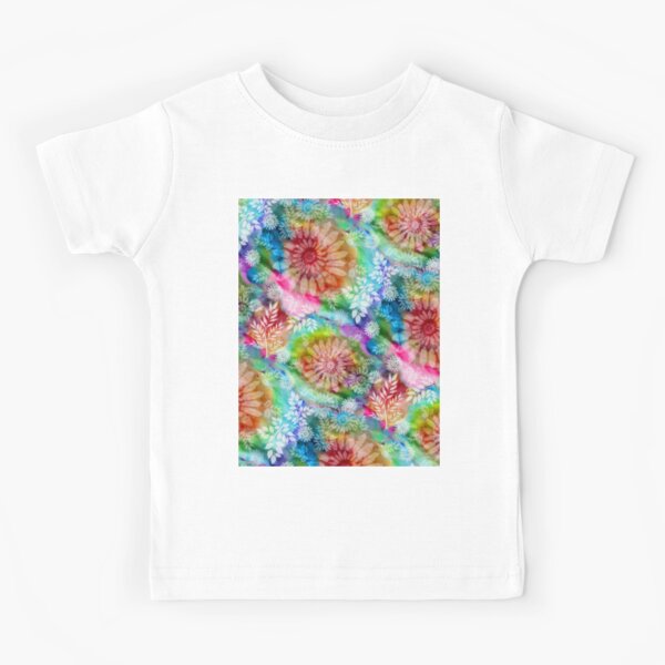 Hippy Botanical Kids T-Shirts for Sale