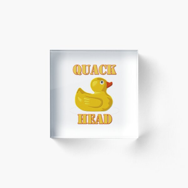 Duck Memes Acrylic Blocks Redbubble - duck roblox create an avatar rubber duck character