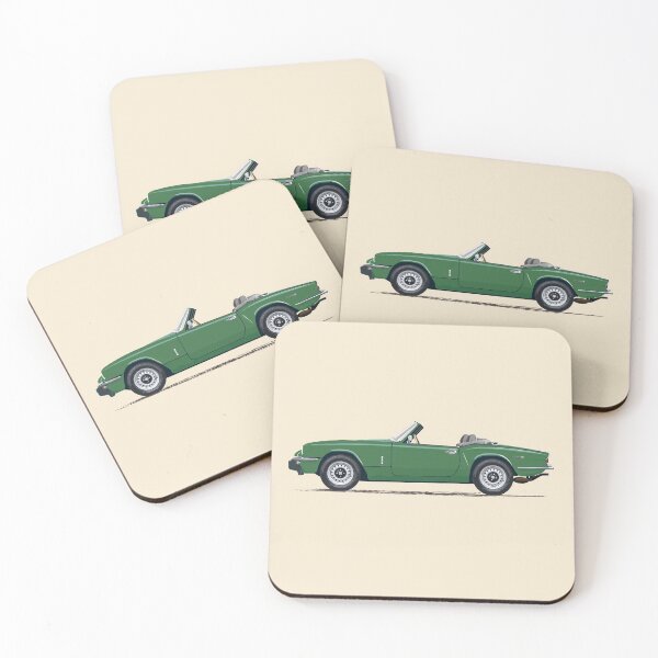 Brooklands Green Mk4 Spitfire – a Triumph! Coasters (Set of 4)