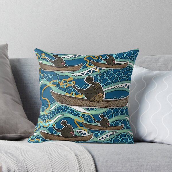 Vista previa del artículo con la obra «Pescadoras Gadigal», diseñado y vendido por DingoandEmu.