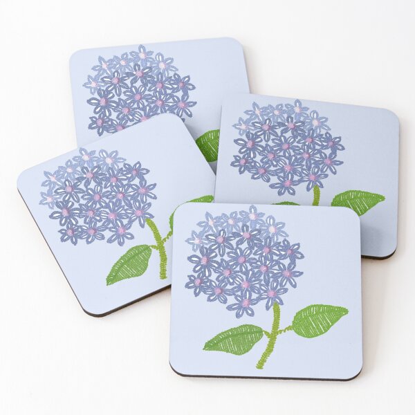 Item preview, embroidered hydrangea designed and sold by Blumchen.