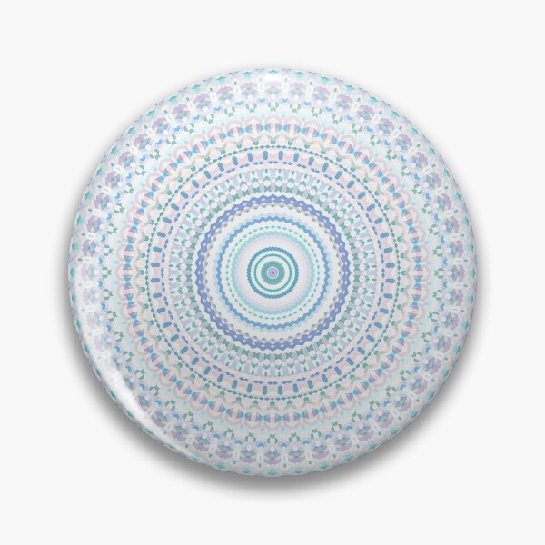 Item preview, Pastel Geo Scatter Mandala designed and sold by Kelly Dietrich Mandala & Fractal Art.