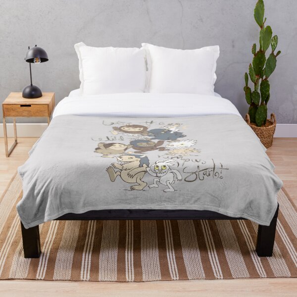 The Wild Rumpus Throw Blanket