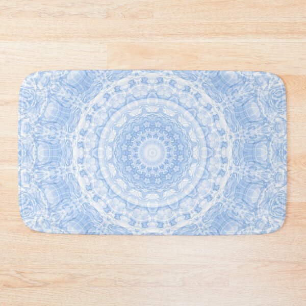 Item preview, Soft Blue Mandala designed and sold by Kelly Dietrich Mandala & Fractal Art.