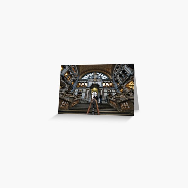 Antwerp, railway station Greeting Card
