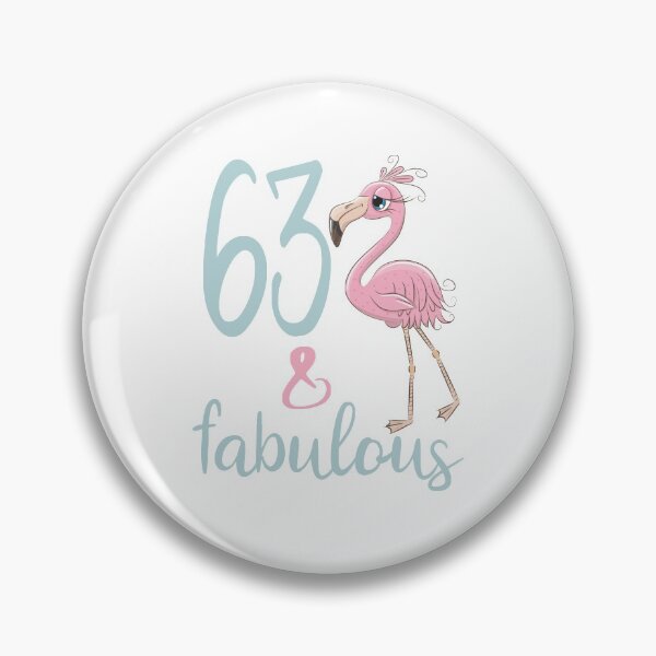 Item preview, Womens 63 Birthday Party Gift For 63 Years Old Fabulous Flamingo Sixty Three Bday Outfit For Mom designed and sold by FunnySunny T-Shirts.