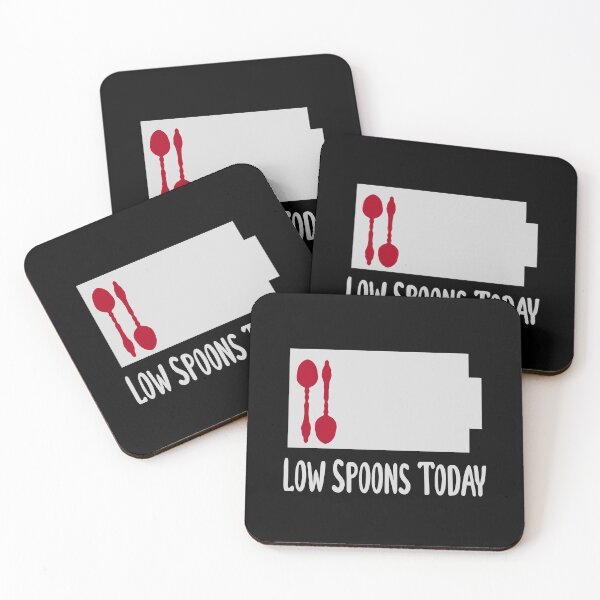 Item preview, Low Spoons Today - Spoonie Battery designed and sold by KelseyLovelle.