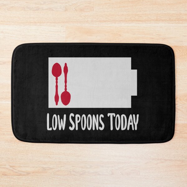 Item preview, Low Spoons Today - Spoonie Battery designed and sold by KelseyLovelle.