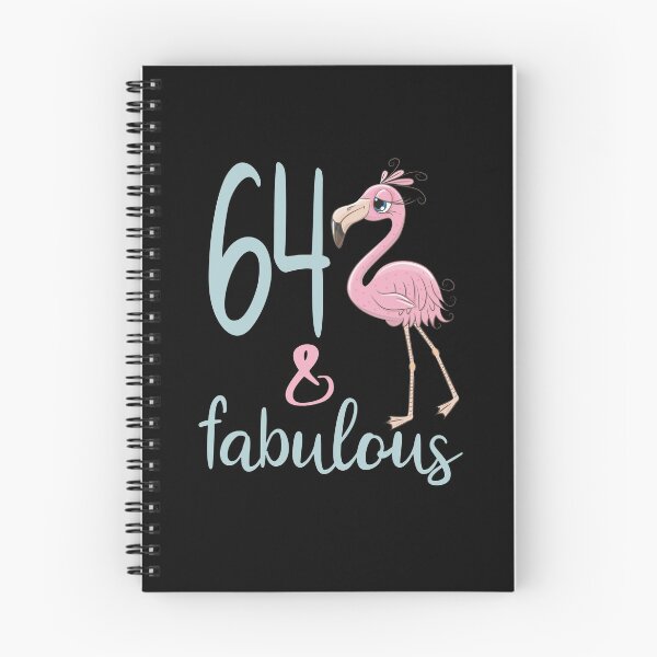 Item preview, Womens 64th Birthday Party Gift For 64 Years Old Fabulous Flamingo Sixty Four Bday Outfit For Mom designed and sold by FunnySunny T-Shirts.