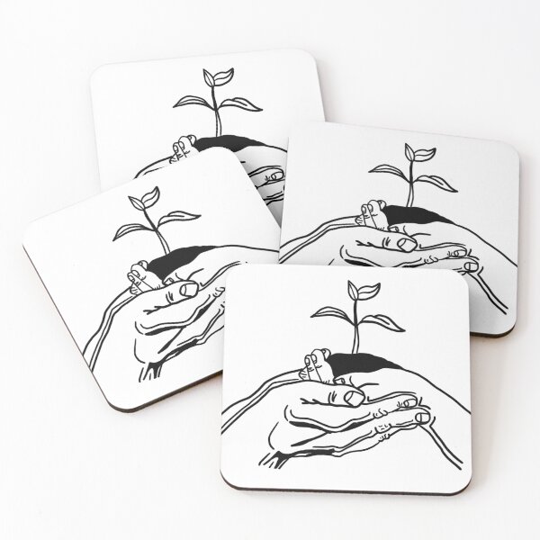 Item preview, Hands holding sprout designed and sold by Morgan Ayn.