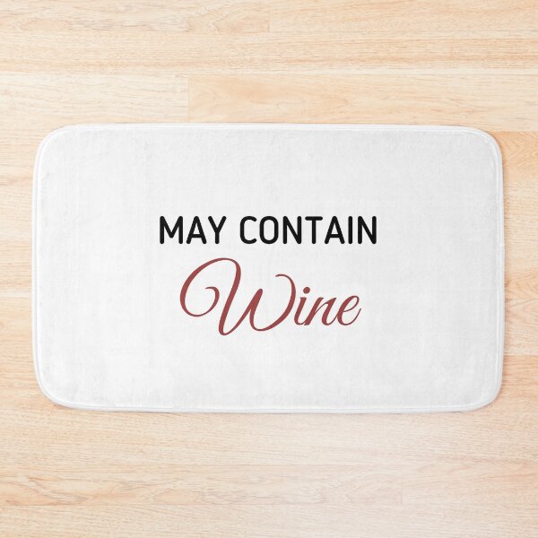 Item preview, May Contain Wine - Black/Burgundy designed and sold by ryanwfraser.
