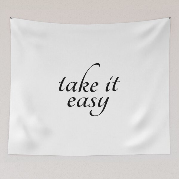 Item preview, Take It Easy Happy poisitive and cute designed and sold by Minimalist Quotes and Sayings.